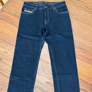 Men's Prana Blue Organic Cotton Bridger Jeans Size 30Wx32L